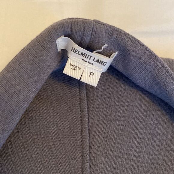 💙 Helmet Lang Gray Open Cardigan - Picture 3 of 3